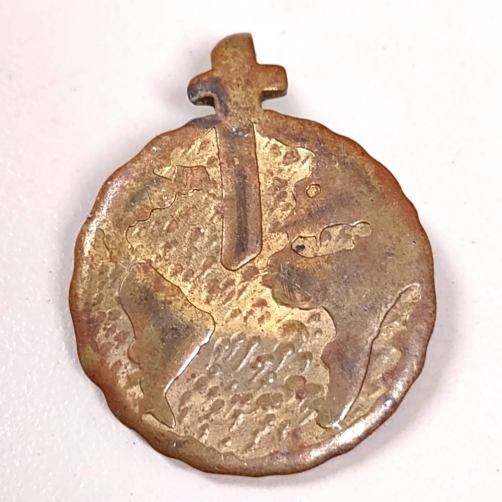 Vintage David Badman Brass Earth Charm